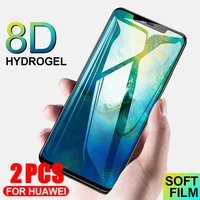 2pcs soft hydrogel protective film for huawei p30 p20 mate 20 pro screen protector film for honor 9x 8x 10 20 30 pro not glass