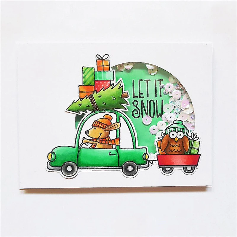 Рождественский элемент нож форма для резки металла серебро ремесло набор