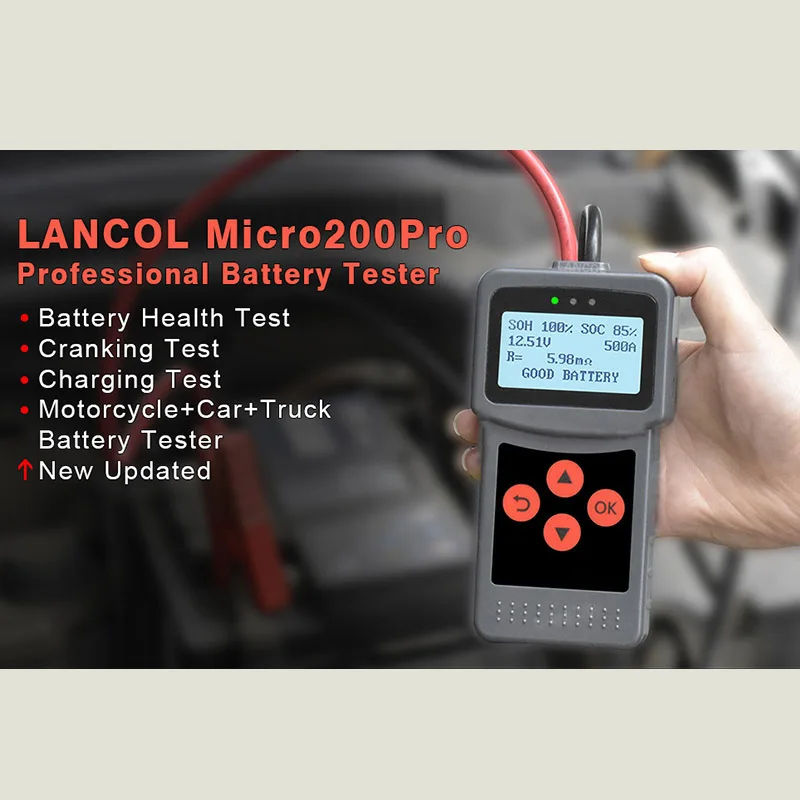 

ALLOMN Car Battery Tester 12V 24V Car Battery Tester Portable Battery Tester Diagnostic Tool For Car Truck Van Car Tester Pen