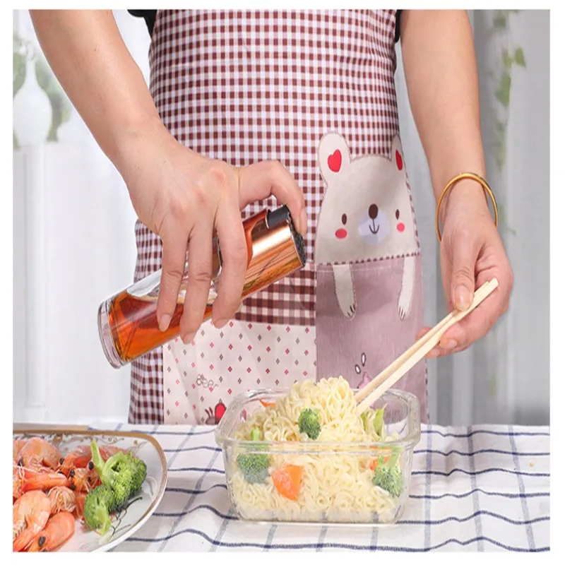 

Kitchen Baking Oil Cook Oil Spray Empty Bottle Vinegar Bottle Oil Dispenser Cooking Tool Salad BBQ Cooking Kitchen Accessories