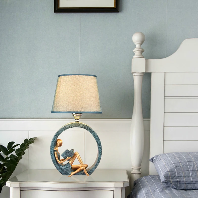 Скандинавские современные настольные светильники для девочек стоячий