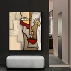Абстрактный постер с персонажами Пикассо, настенный художественный принт, холст, живопись, гостиная, комната, украшение для дома, плакаты