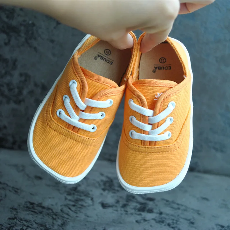 Детская парусиновая обувь для мальчиков Осенняя детская девочек Кроссовки