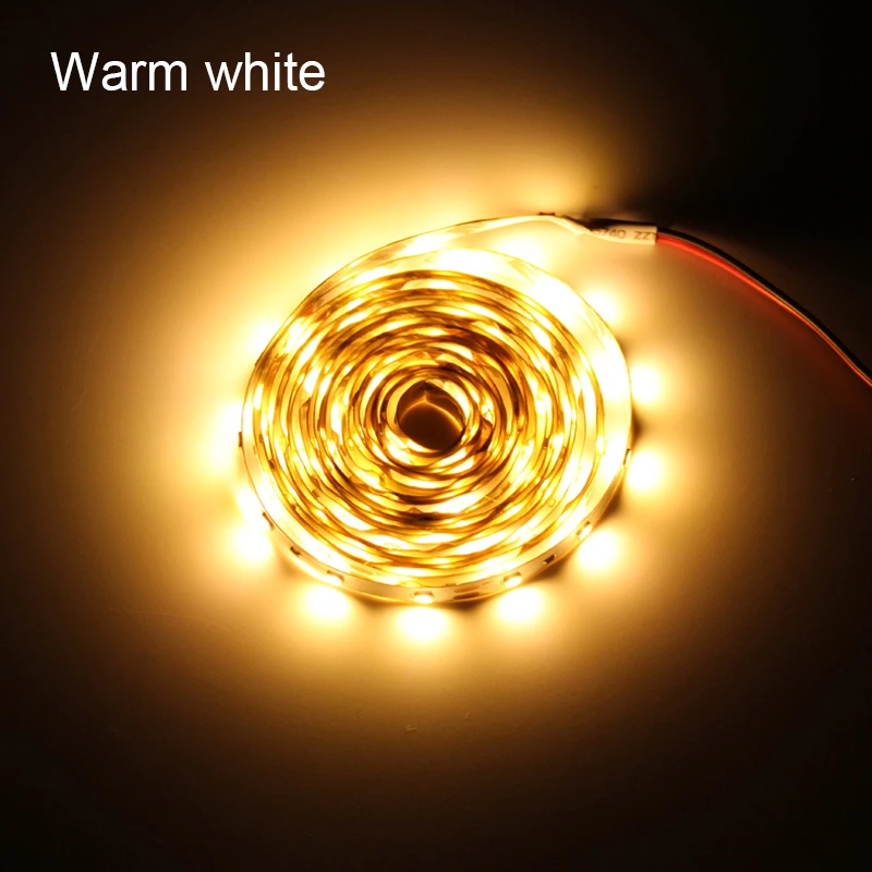 Warm white 5 м 10 м светодиодный светильник 12 в водонепроницаемый RGB Гибкая Диодная лента с пультом дистанционного управления красный синий теплый белый зеленый - Испускаемый цвет: Warm white