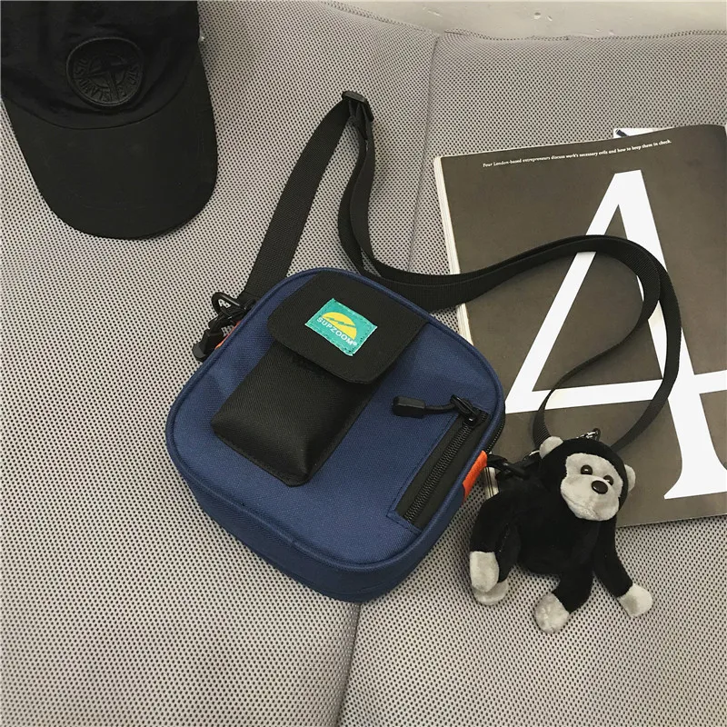 New Crossbody Bags Men Oxford Leisure Simple Small Detachable Strap All-match Hip-hop High Street Unisex Safaris Style |