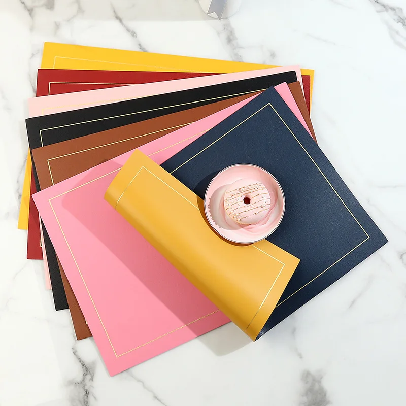 

PU Leather Oil Water Resistant Nordic Non-slip Kitchen Placemat Coaster Insulation Pad Dish Coffee Table Mat Home Decor 51024