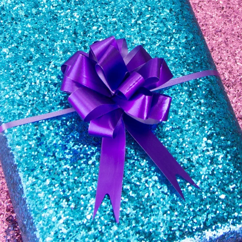 10pcs/set Gift Ribbons Flower Wrappers Pull Bow Wedding Events Birthday Decoration Christmas Gifts Packaging Box | Дом и сад