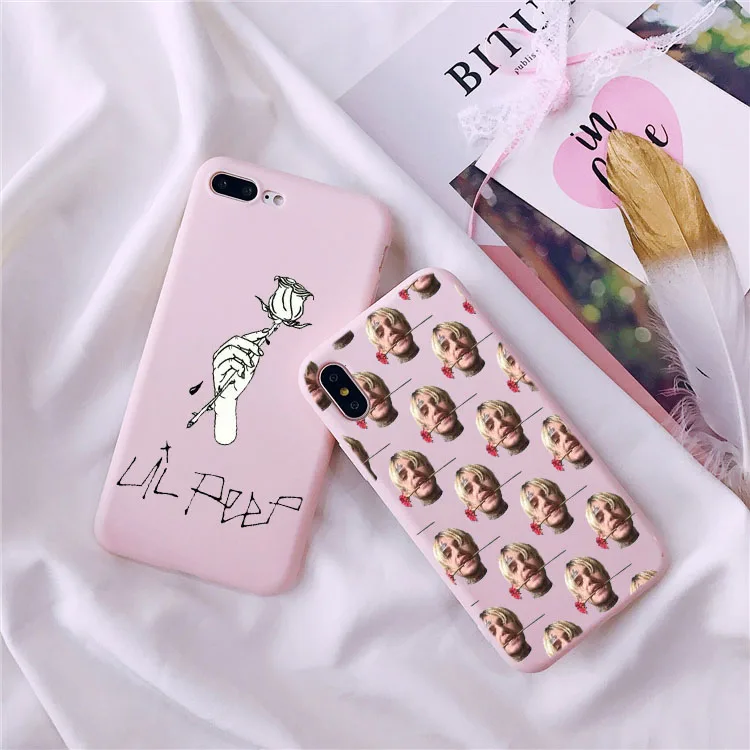 Lil Peep Bo CryBaby матовый чехол карамельного цвета для телефона iPhone 8 7 6 6S Plus X XS MAX SE XR 10 11
