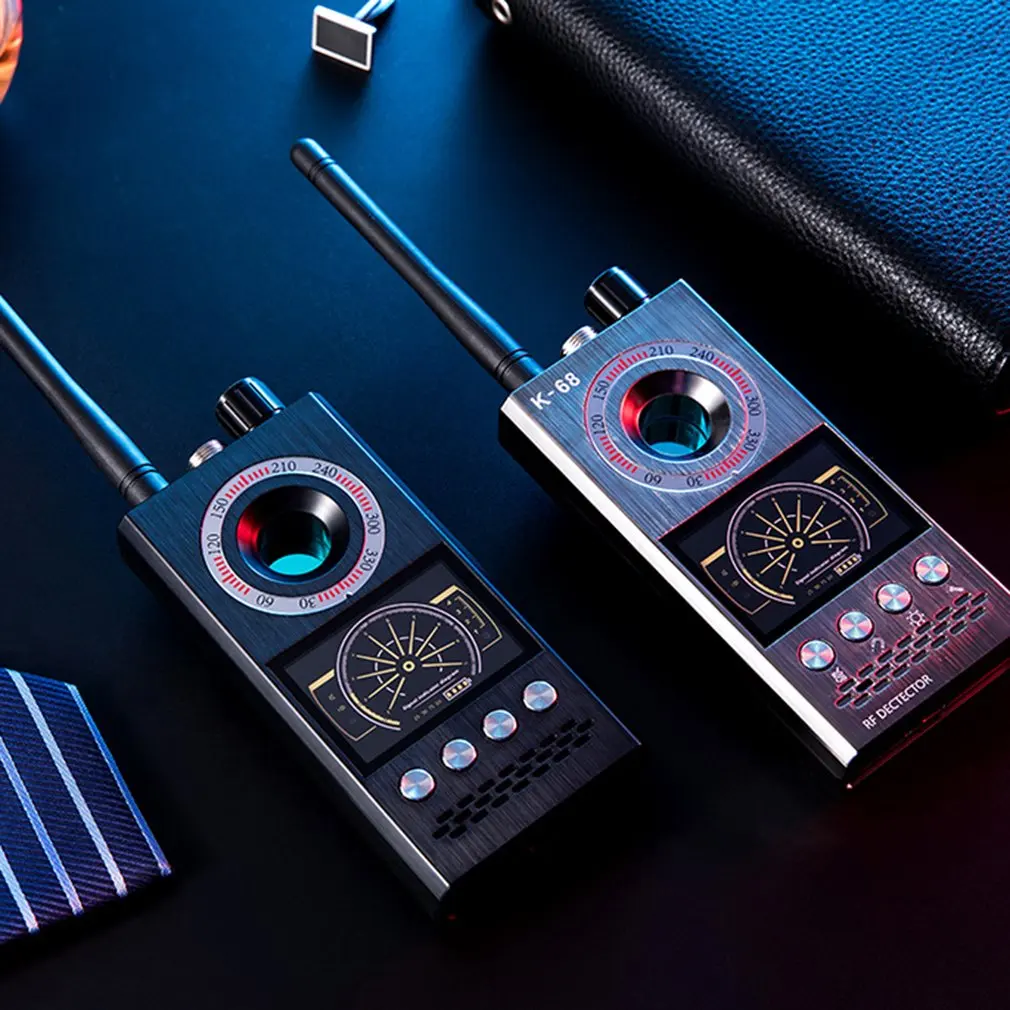 

Anti Spy Wireless RF Signal Detector Bug GSM GPS Tracker Eavesdropping Device Military Professional Version K68