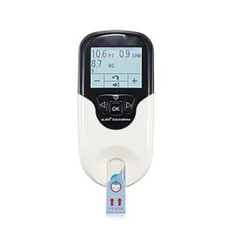 

Blood Coagulation Analyzer ElectroMeter for Professional Point of Care Patient Self-Testing Portable Coagulometer PT/INR Meter