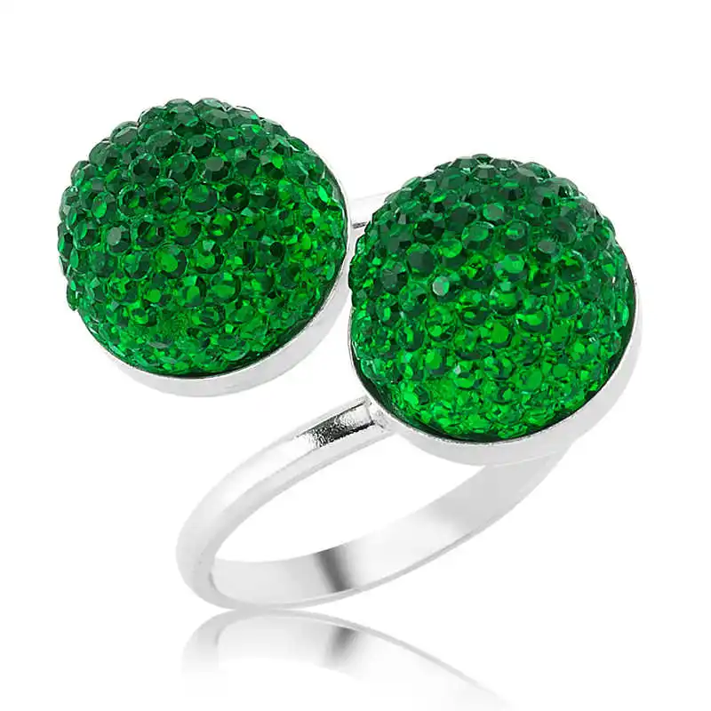 

Silverlina Silver Crystal Stone Women Ring