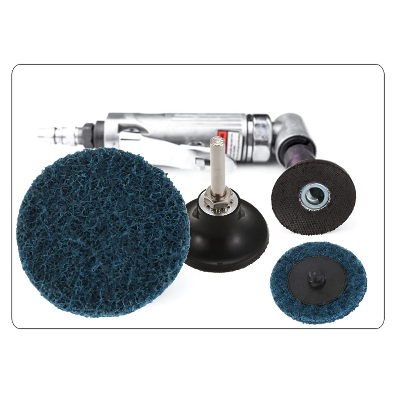 GTBL 60 in 1 Sand Disc Set with 2 Inches Quick Change 1/4 Inch Tray Bracket for Surface Pretreatment Strip Grinding and Pol | Инструменты
