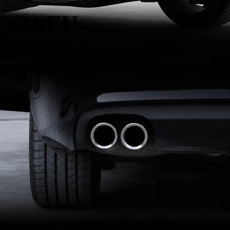 Высококачественная матовая накладка на заднюю часть автомобиля из нержавеющей