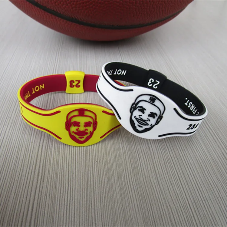 High Quality Basketball Sport Energy Silicone Bangle Bracelet Fans Souvenirs Wristband 19cm Wholesale | Спорт и развлечения