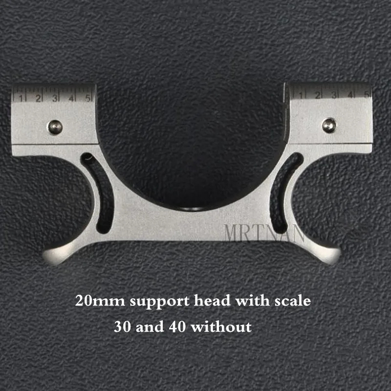 

Outdoor Shooting Stainless Steel 20mm/30mm/40mm Support Head High Power Shooting Adult Hunting Shrinking Slingshot Accessories