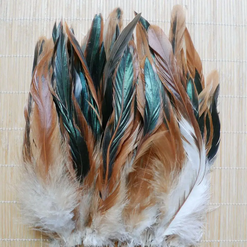 

Бесплатная доставка 200 шт. натуральный Петух Coque перья 10-20 см 4-8 "натуральный куриный хвостик перо для карнавала украшения для одежды