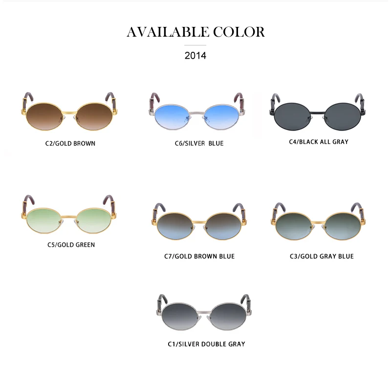 

Retro Round Sunglasses Women Fashion Classic Vintage Sun Glasses Luxury Brand Designer Eyewear O Lunettes