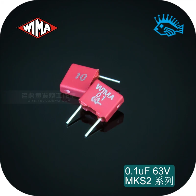 5 шт./50 шт. 0 1 мкФ MKS2 63 в 104 100n Германия WIMA тонкая пленка фотовысота мм|Компьютерные