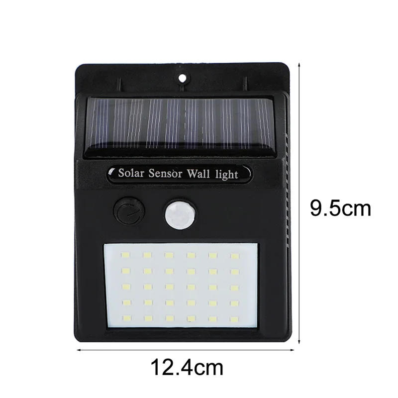 Светодиодный светильник на солнечной энергии с датчиком движения