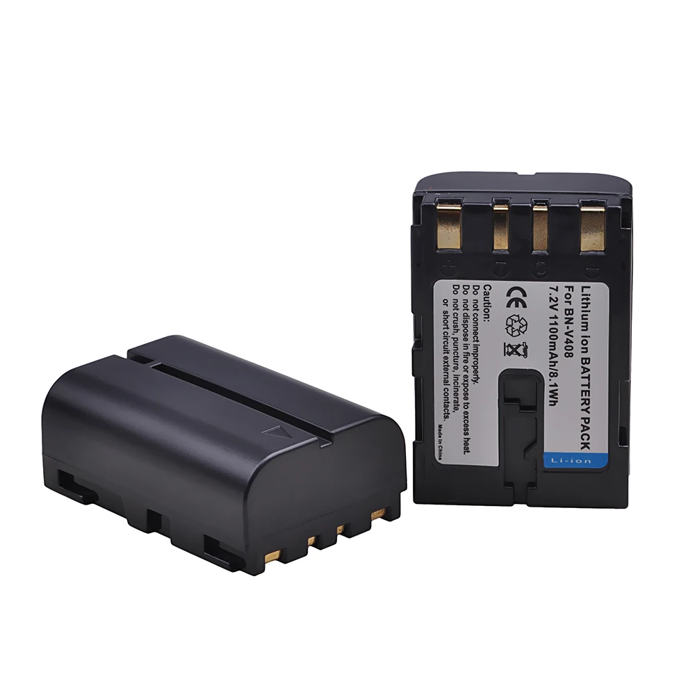 2 шт./упаковка аккумулятор 1100 мАч для JVC GR D20 D200 D200US D201 D20E D20EG D21EK D22 D220 D23 | Электроника