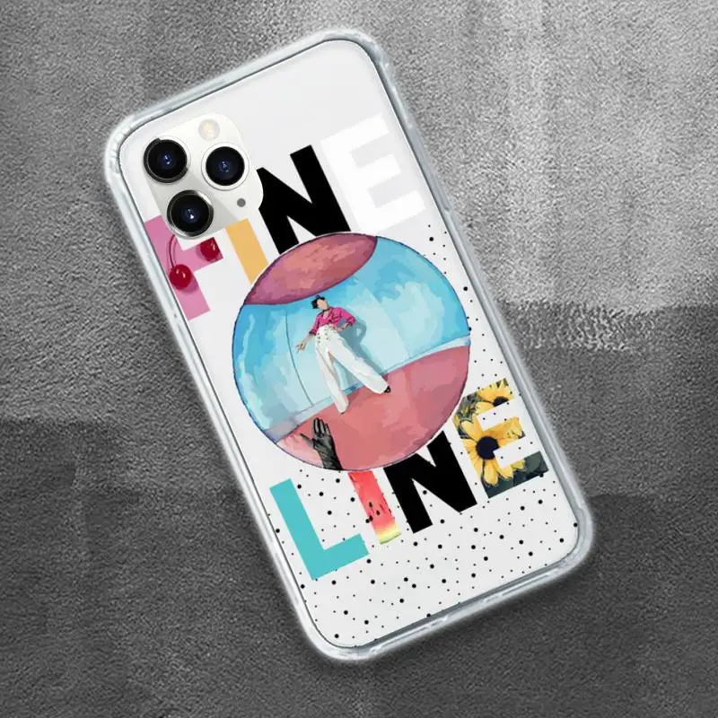 

Harry Styles cartoon Phone Case Transparent for iPhone 11 12 mini pro XS MAX 8 7 6 6S Plus X 5S SE 2020 XR