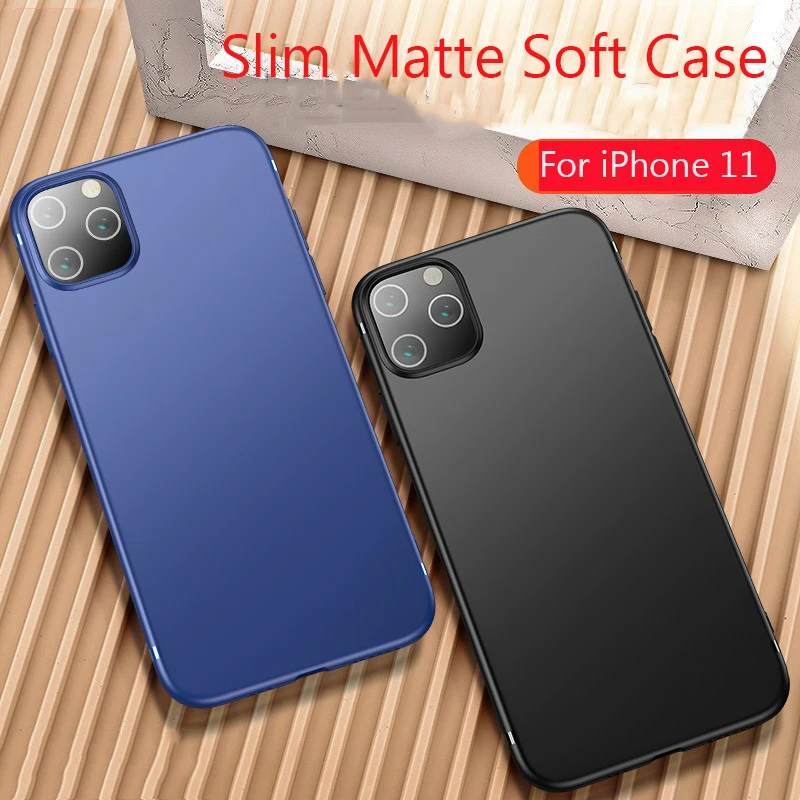 Чехол Lainergie для iPhone 11 Pro простая продажа Тонкая Матовая Мягкая силиконовая задняя