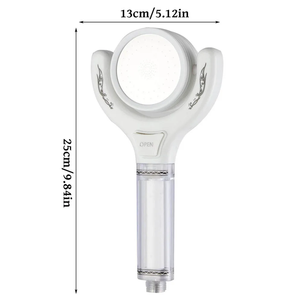 

Handheld Rain Shower Head Bathroom Double Sided 360 Degrees Rotating Pressurized Shower Spray Bathroom Shower Accessories Set