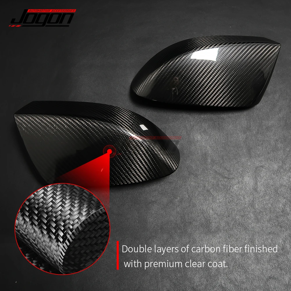 Углеволоконная Автомобильная дверь боковое крыло зеркало заднего вида накладка