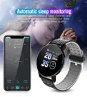 Смарт-часы 119Plus, IP67, водонепроницаемый браслет, пульсометр, спортивные часы, умные часы для Android, IOS