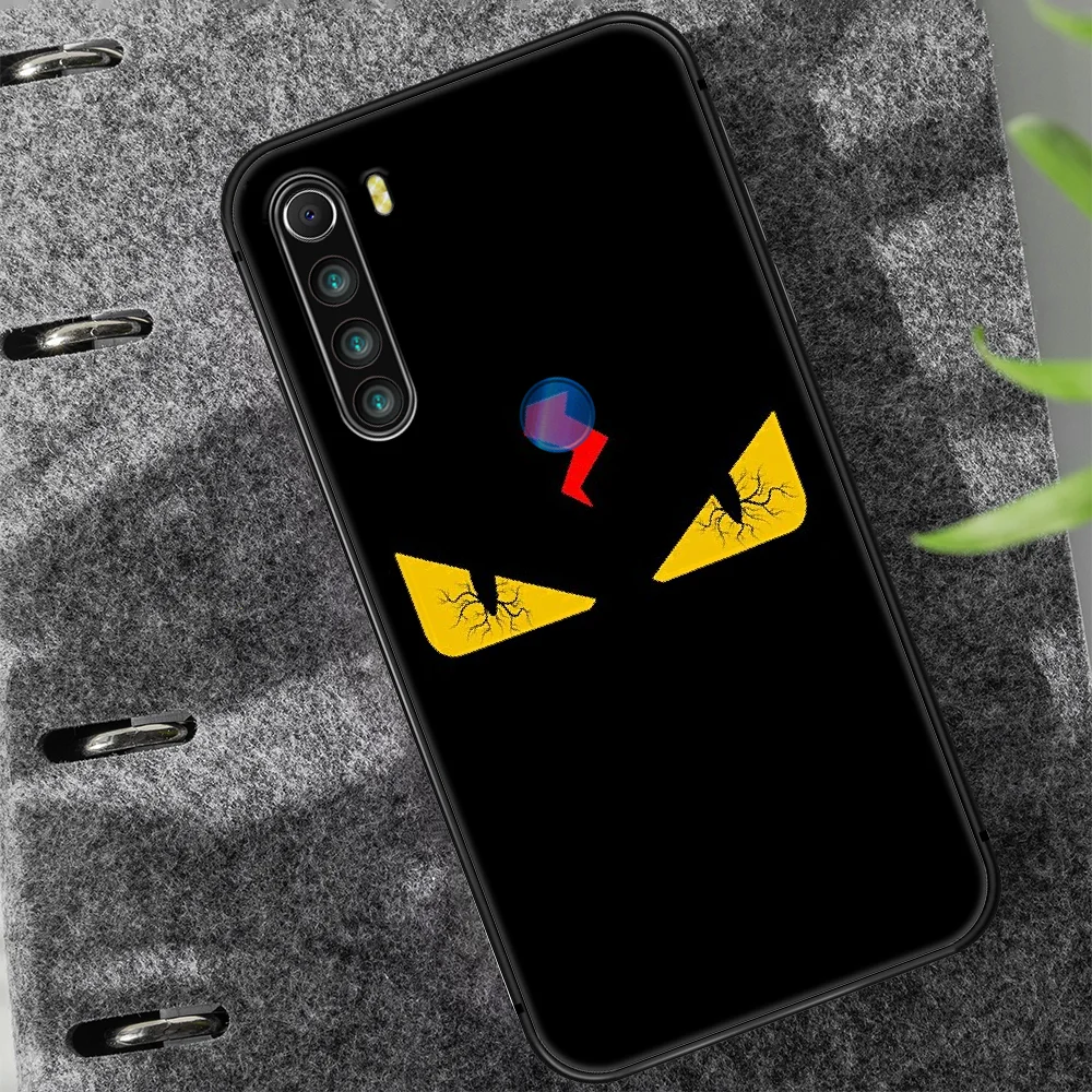 

Italian luxury brand Phone Case Cover Hull For XIAOMI Redmi 7 7a 8 8a 9 10X NOTE 6 7 7s 8 8t 9 9s Pro Max black Funda Tpu