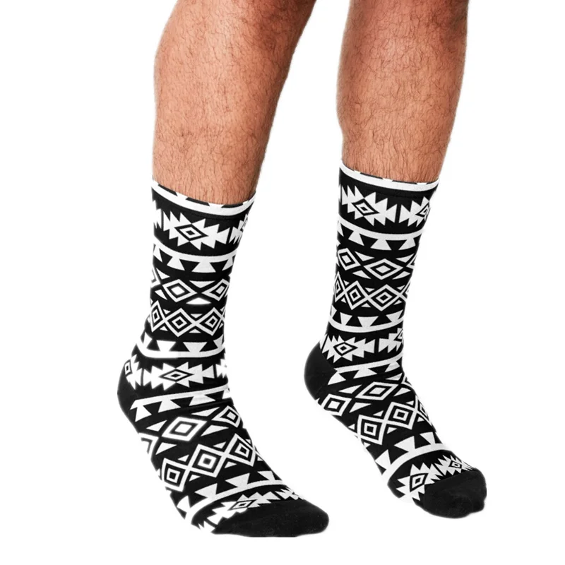 

2021 Funny Socks Men harajuku Amazing Chemistry Printed Happy hip hop Men Socks Novelty Skateboard Crew Casual Crazy Socks