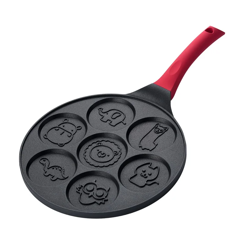 1 шт. кастрюля для завтрака с семью отверстиями из алюминиевого сплава