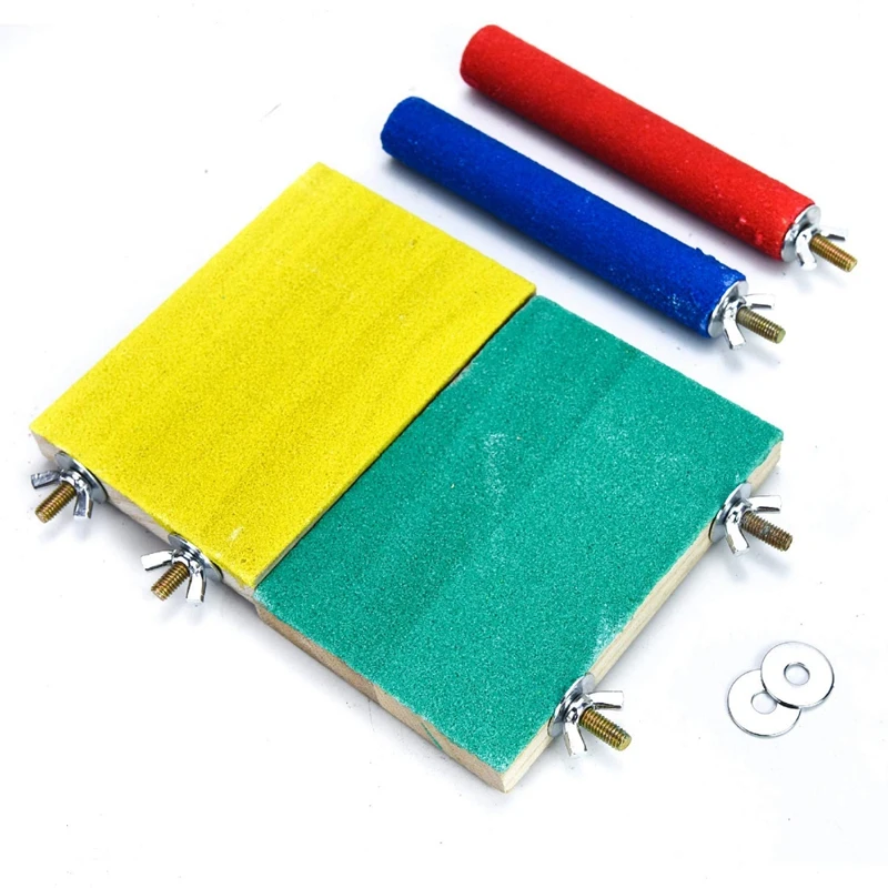 4 шт жердочка для птицы подставка Игрушка Дерево попугай окунь платформа