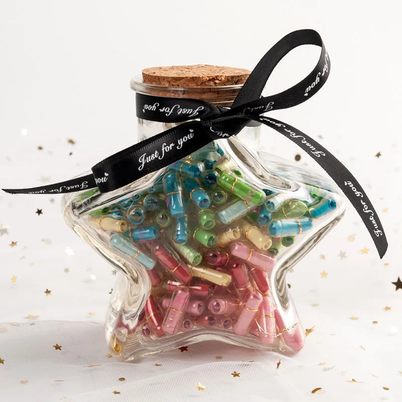 80pcs Love Letter Message Capsule Gift Wedding Birthday Festival Party Favors Small Note Girlfriend Boyfriend Surprised Supplies | Дом и сад