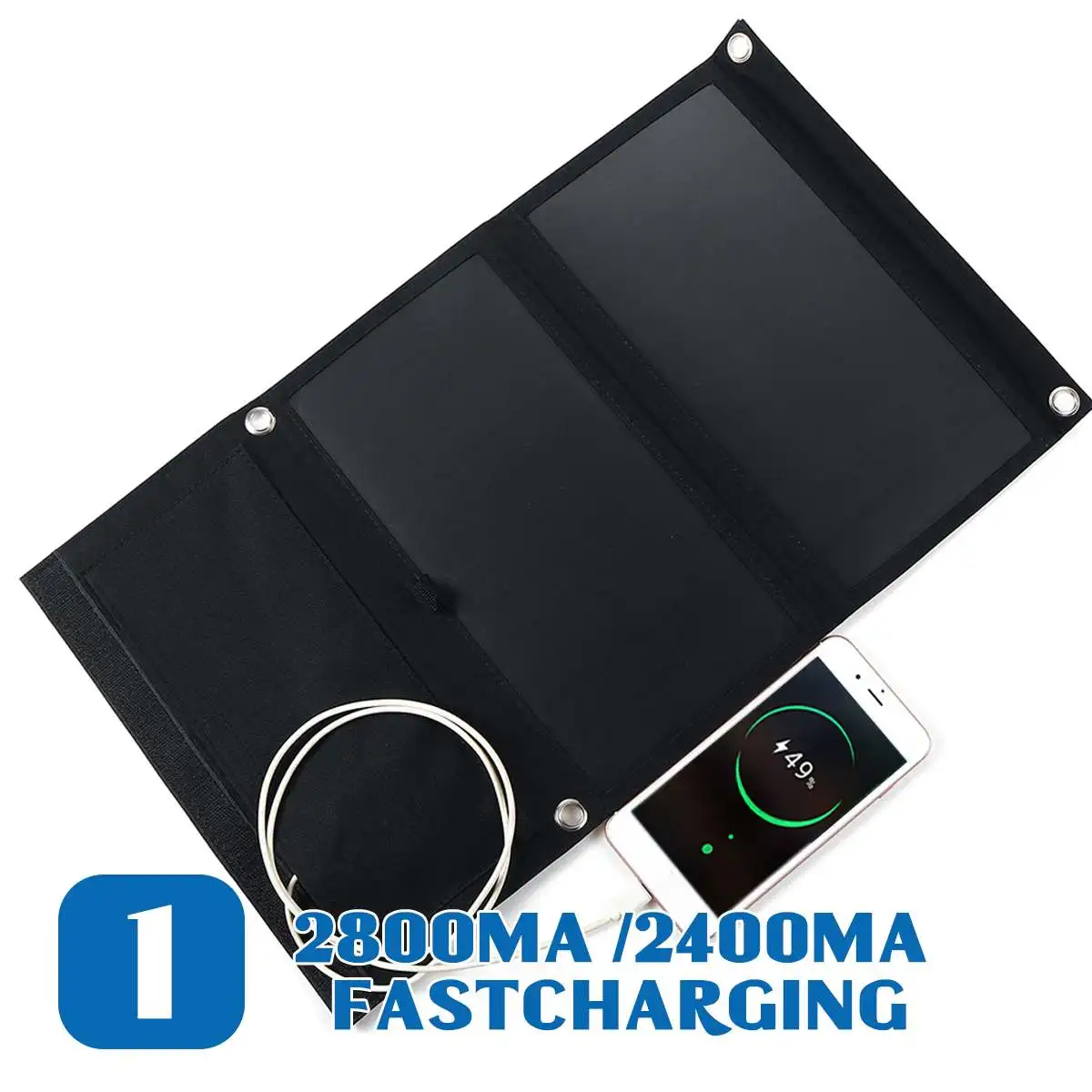 LEORY Sun power 30 Вт 5 В складное зарядное устройство на солнечной батарее с двойным USB