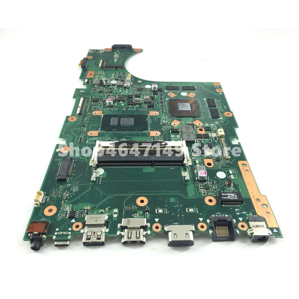 

X756UX Motherboard REV2.0 I5-6200 CPU GTX950M/2G Mainboard For ASUS X756U X756UJ X756UB X756UV Laptop Motherboard DDR3 Test OK