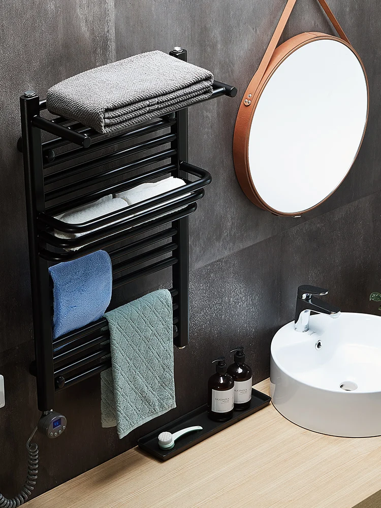 

Electric Towel Rack, Intelligent Drying Rack, Bathroom, Low Carbon Steel Shelf, Domestic Heating Towel Rack