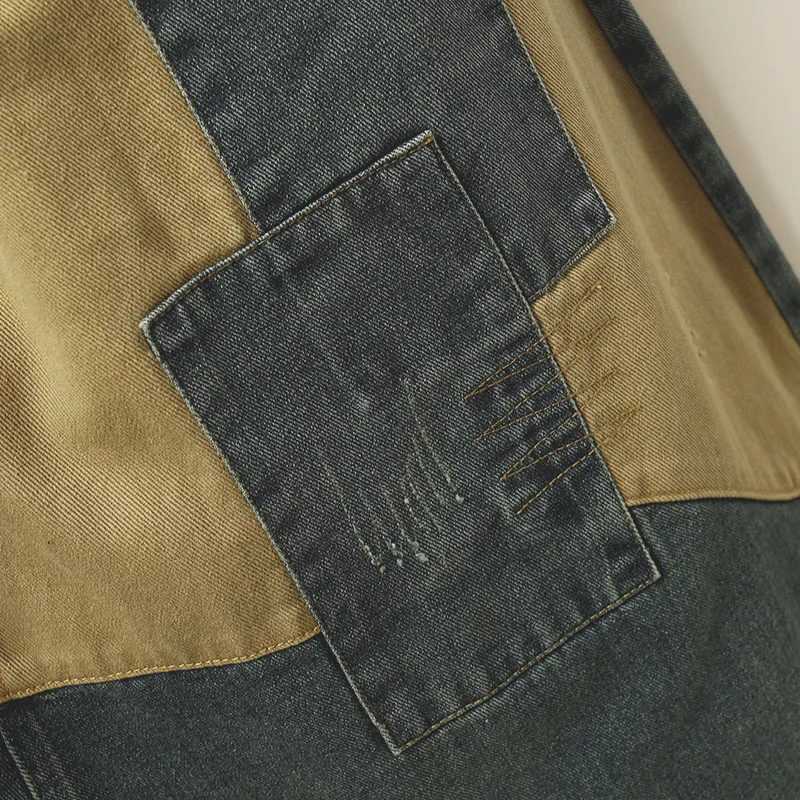 

Denim Cross-pants Women Japanese Ripped Hole Patchwork Bloomers Joggers Hip Hop Streetwear Boyfriend Drop Crotch Harem jeans