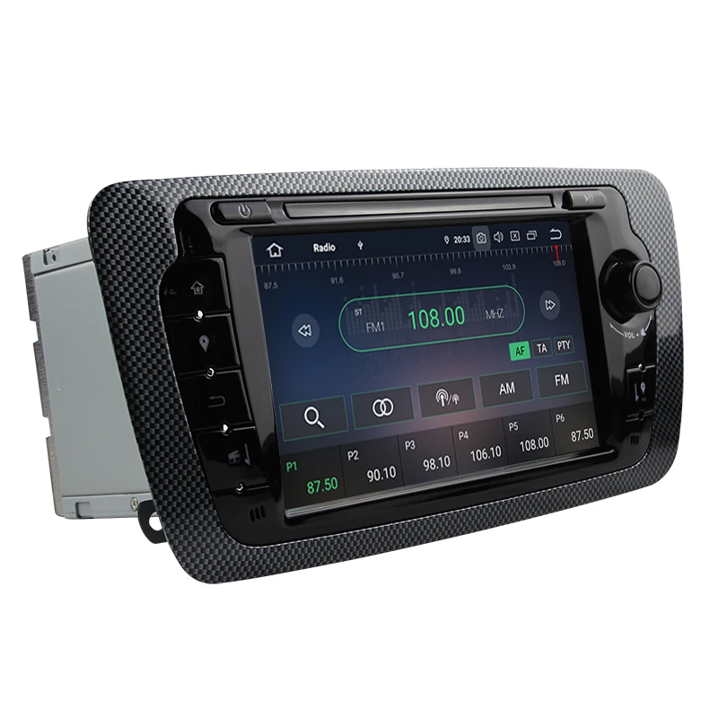 DSP IPS Автомобильный мультимедийный dvd GPS навигатор 2 din Android 10 0 для Seat Ibiza SportCoupe Ecomotive