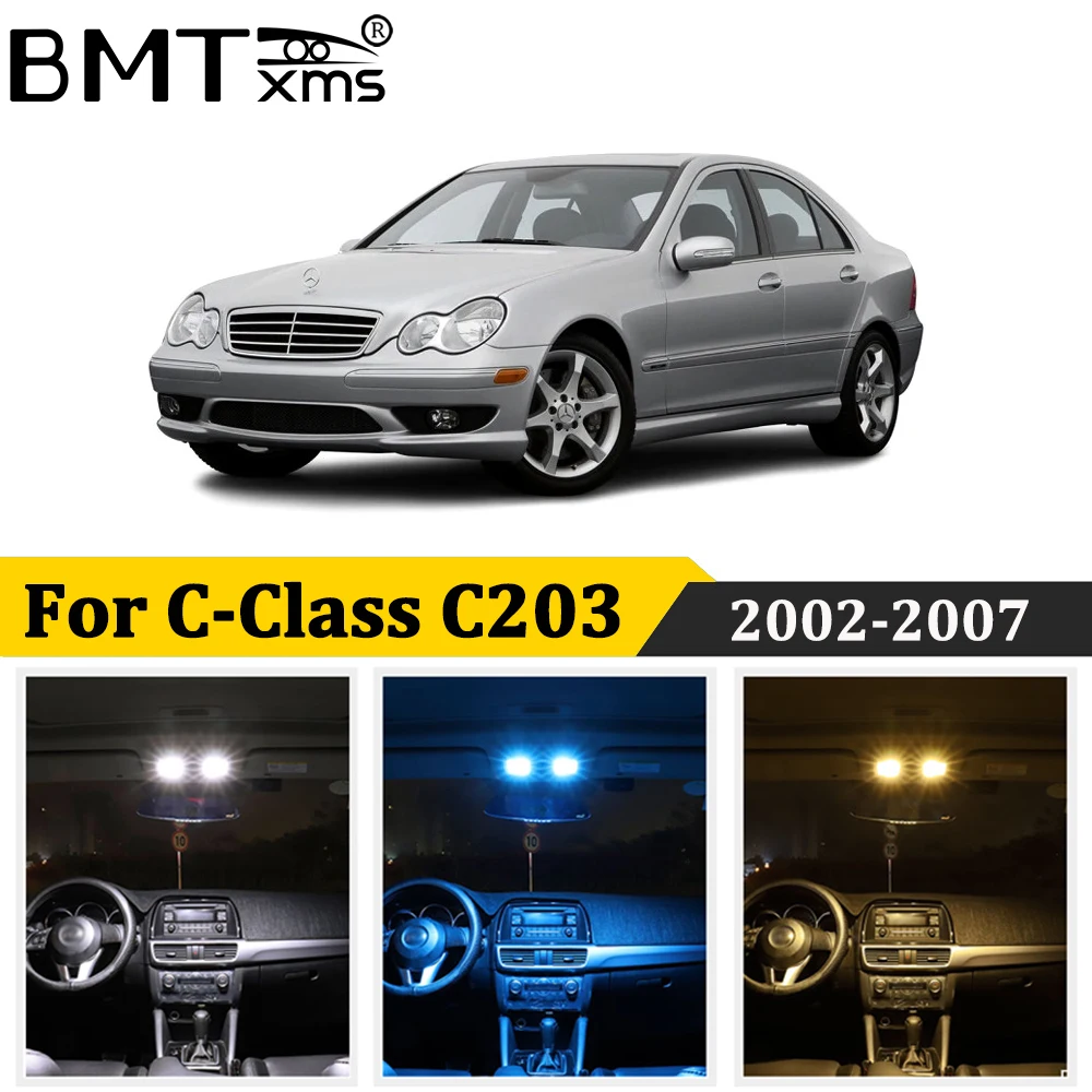 BMTxms 15 шт. автомобильная светодиодная купольная внутренняя светильник Kit Canbus для
