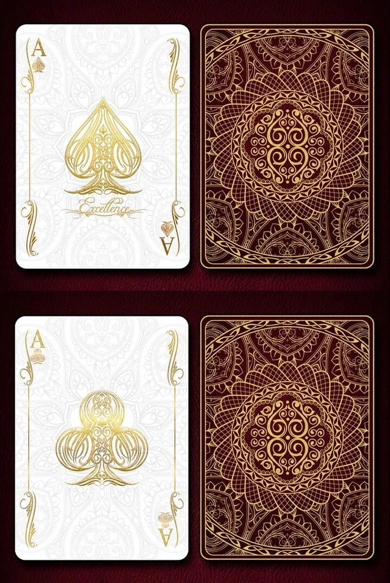 

Bicycle Excellence Playing Cards Poker Size Deck Limited Edition Magic Cards Magic Tricks Props for Magician
