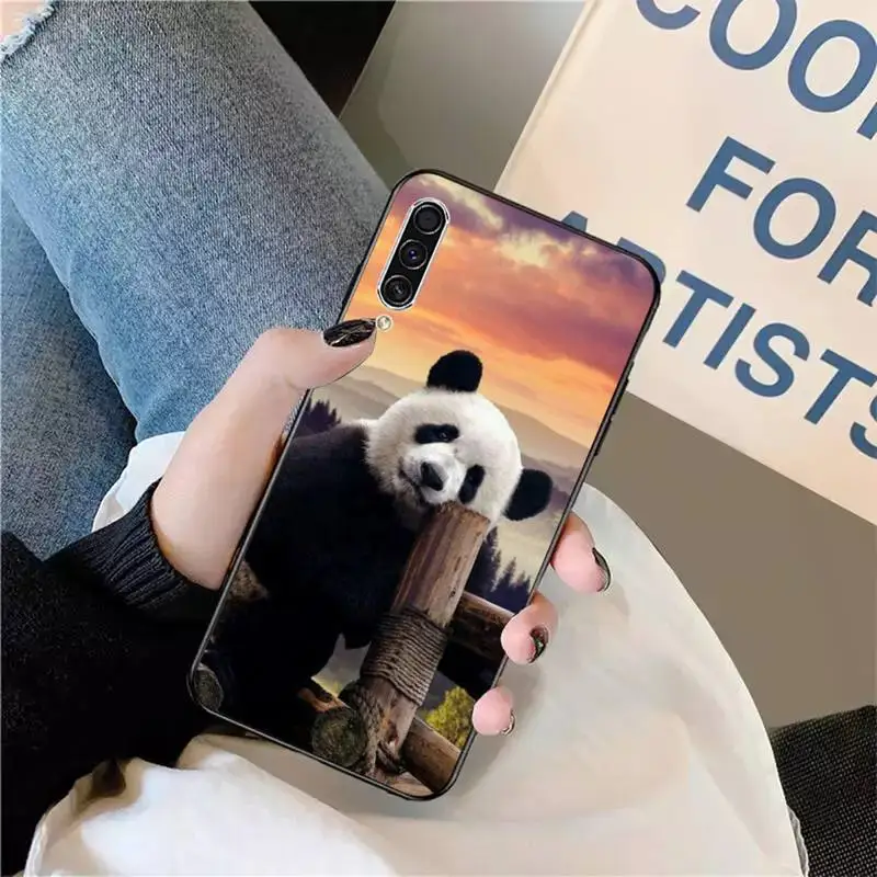 

panda cute animal Phone Case For Samsung galaxy S 9 10 20 A 10 21 30 31 40 50 51 71 s note 20 j 4 2018 plus