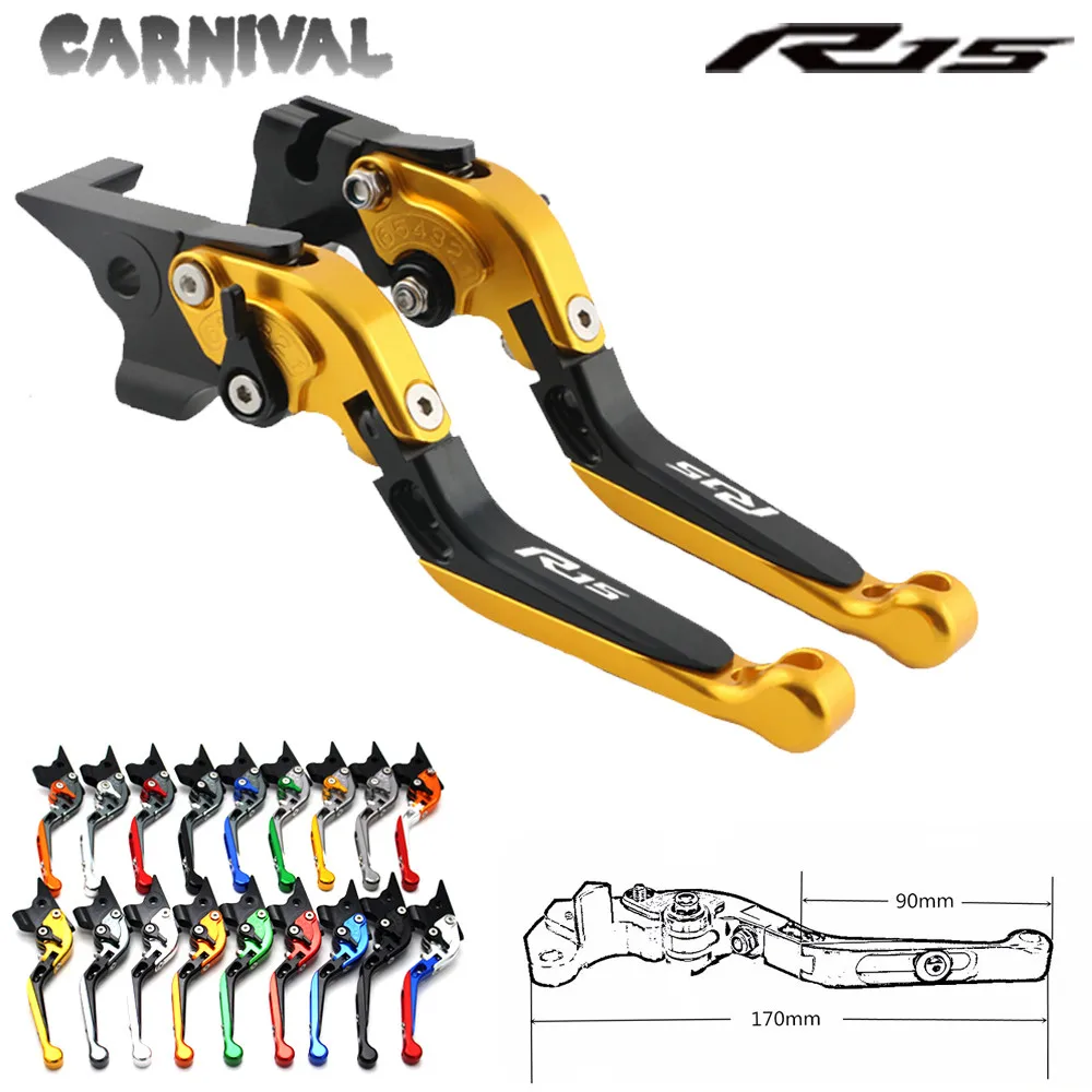 Рычаги Тормозной сцепления для YAMAHA R15 V3 2017 2018 2019 Ретро Выдвижной Складной Рычаг