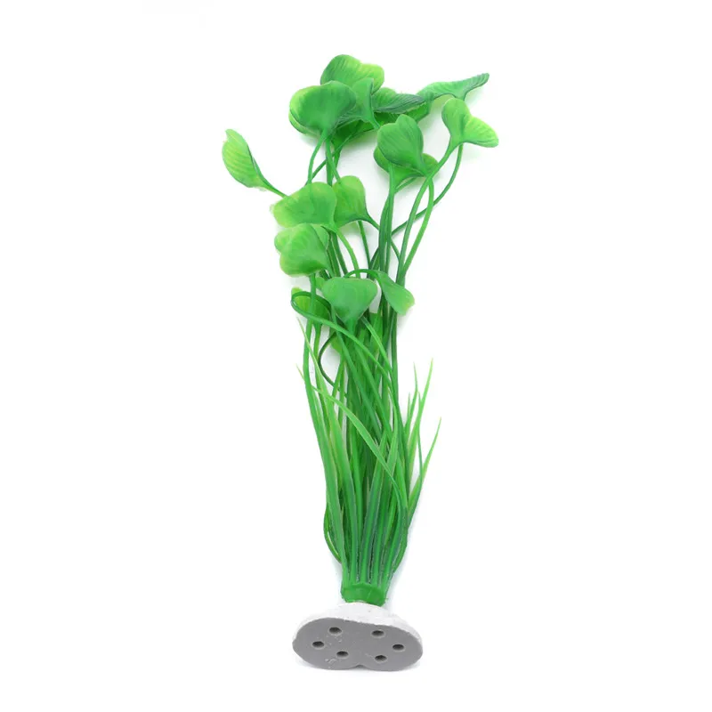Green trumpet Underwater Artificial Aquatic Plant Ornaments For Aquarium Fish Tank Drop Shipping Water Grass Landscape Decoration - Цвет: Green trumpet