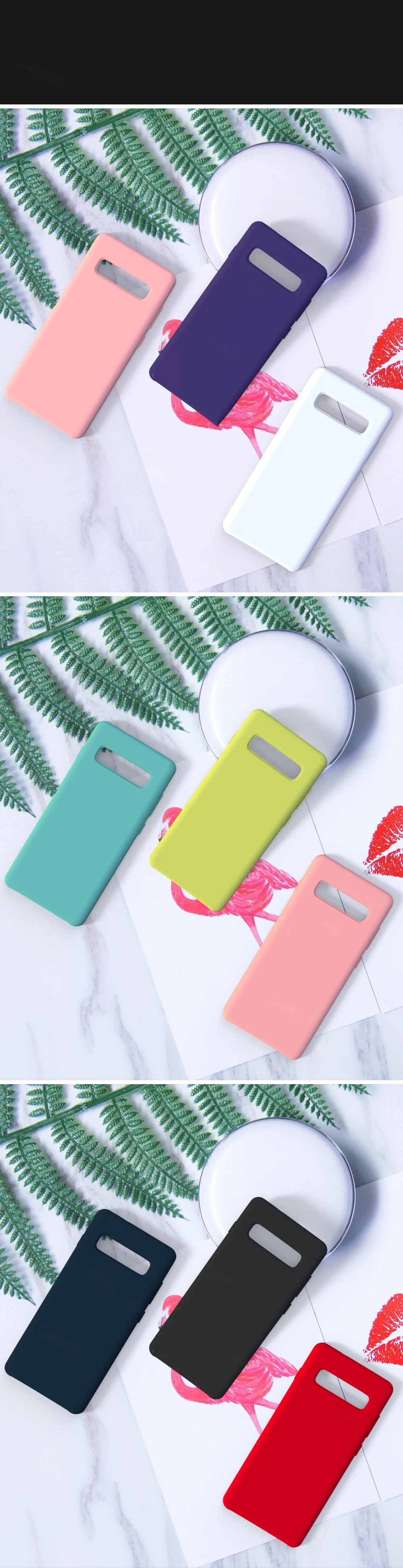Чехол для samsung S10, высококачественный мягкий силиконовый защитный чехол для samsung Galaxy S8, S9, S10 Plus, S10e, Note 8, 9, 10, силиконовый чехол