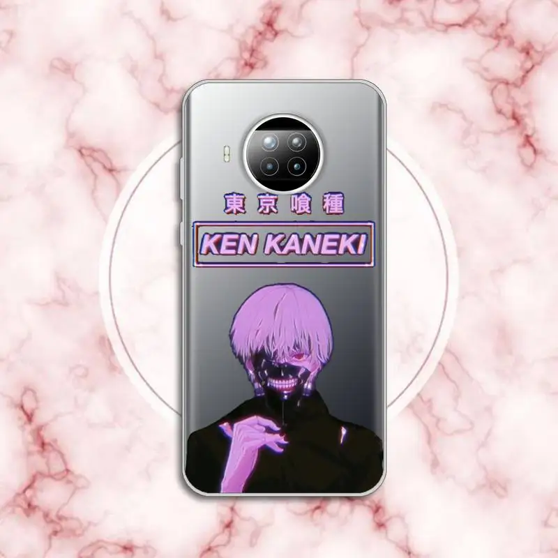 

Anime Tokyo Ghouls horror cartoon Phone Case Transparent for xiaomi redmi note 8 9 9s 11 10t lite pro