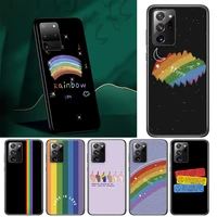 rainbow love is love happy for samsung a51 a91 a81 a71 a41 a31 a72 a52 a02 a32 a12 a42 a21 a11 a01 a03 core uw phone case
