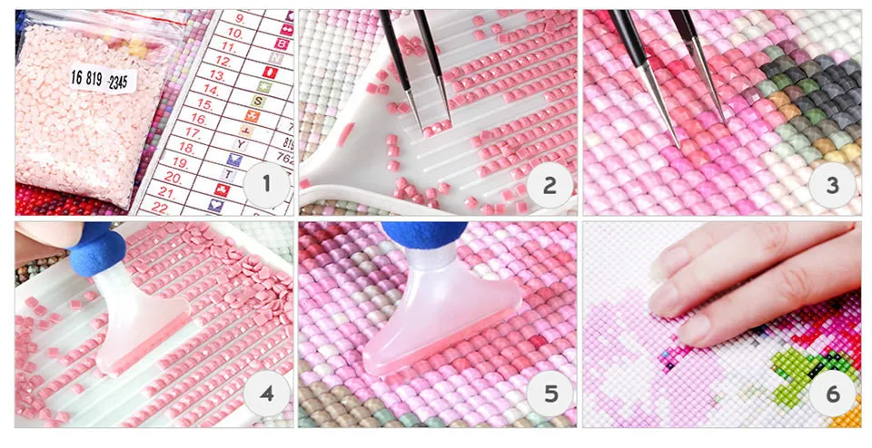 

CraftArtGo 5D DIY Diamond Embroidery Lovers Full Round Square Rhinestone Mosaic Painting Cross Stitch Flowers Diamond Art Kit