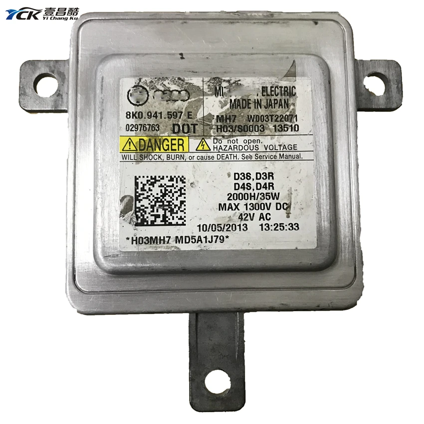 1х YCK Оригинал 8K0. 941 597 E A7 ксеноновая фара D3S D3R D4S D4R HID балласт используется