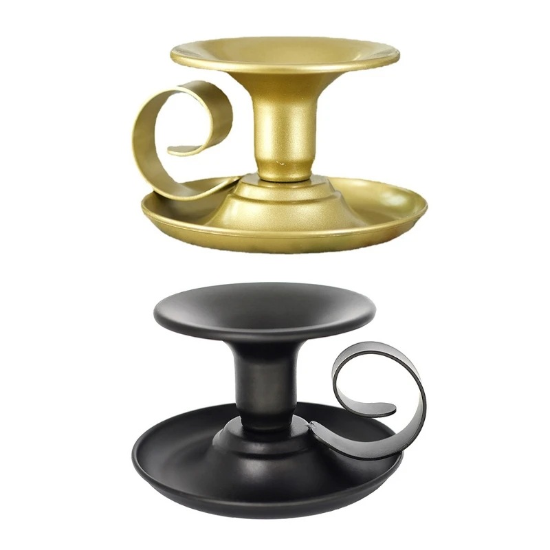 Iron Candlestick Stand European Style Candle Holder for Wedding Valentines Day Housewarming Gifts Party Dinning Decoration